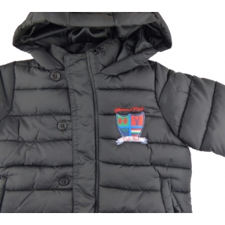 Boys Padded Coat In Black -- £7.99 per item - 3 pack